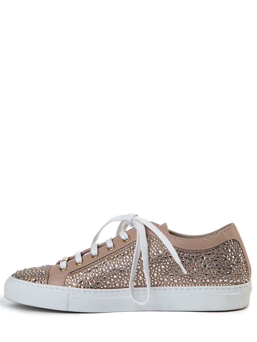 Кеды со стразами Swarovski