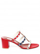 Кожаные мюли Rockstud