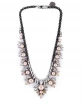 Колье с жемчугом и кристаллами Swarovski